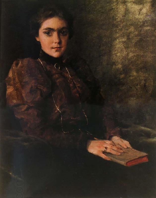 William Merritt Chase The girl China oil painting art